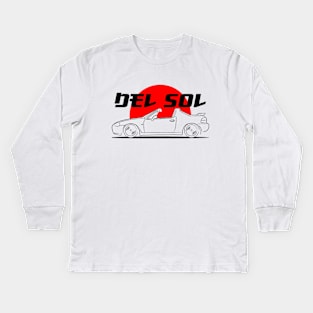 Del Sol JDM Kids Long Sleeve T-Shirt